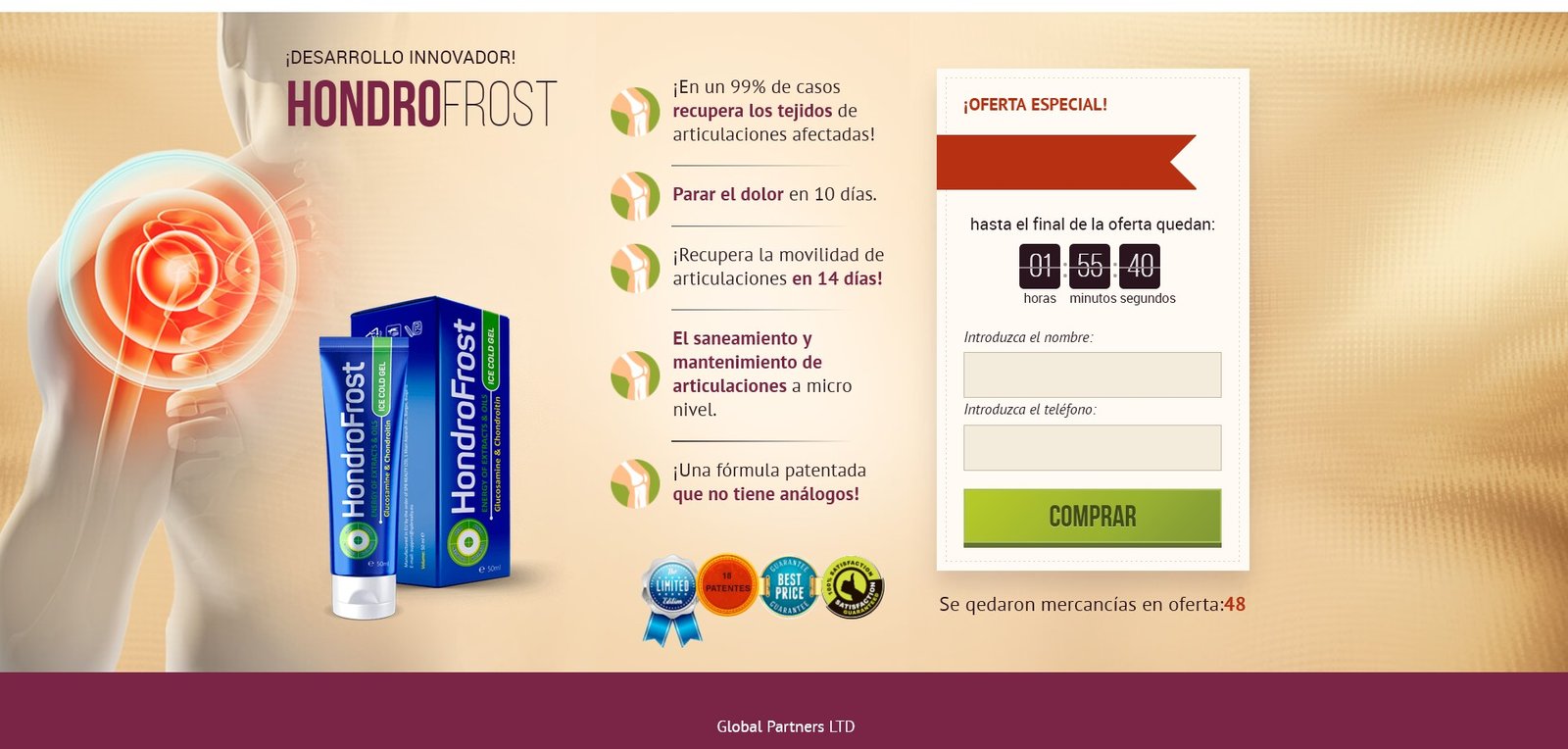 hondrofrost , comprar hondrofrost , hondrofrost crema